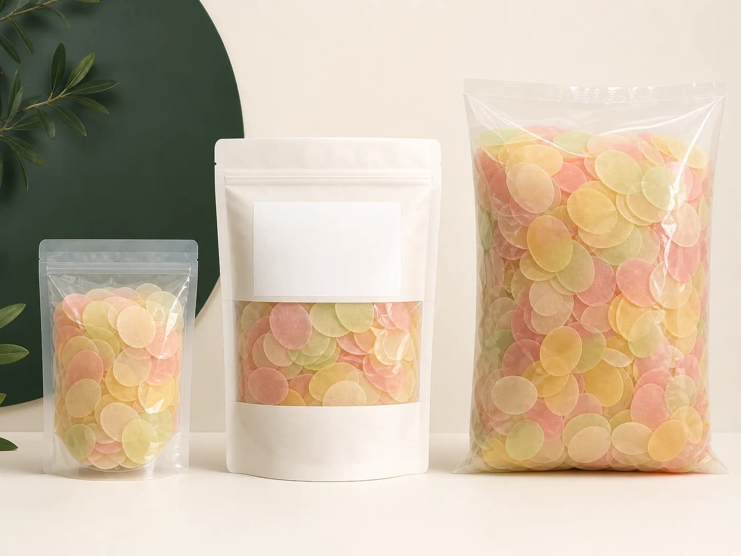 Colored prawn cracker pellets 170 g packaging and wholesale carton review