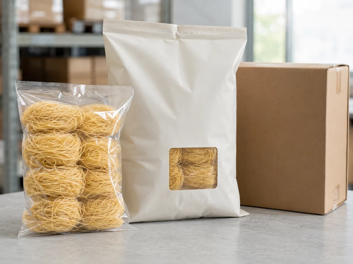 Fine egg noodles retail bags cartons and wholesale procurement review