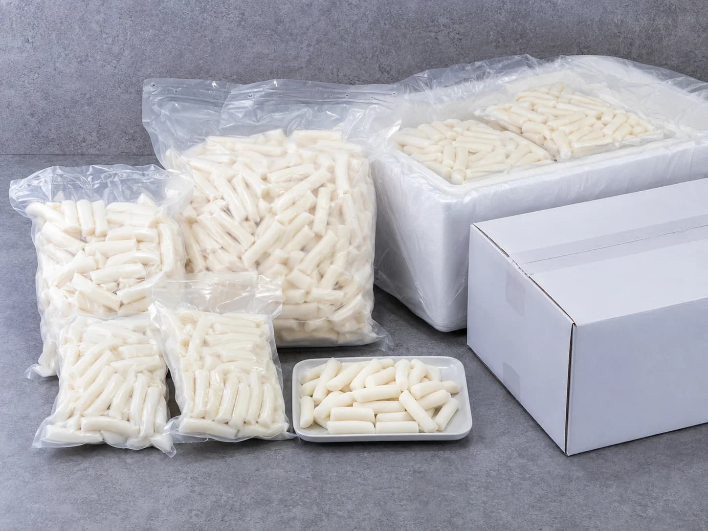 Korean rice cake sticks 270 g retail bag and wholesale carton review