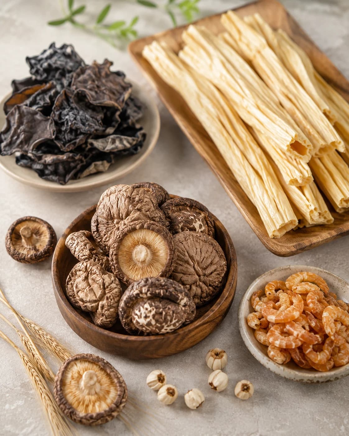 Dry Foods, Mushrooms & Soy category