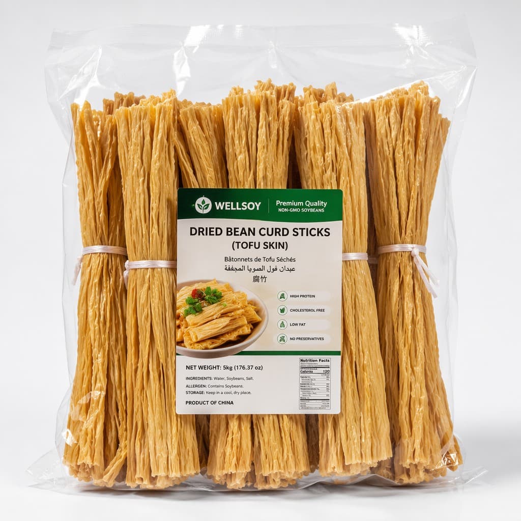 Dried bean curd sticks bulk export packaging