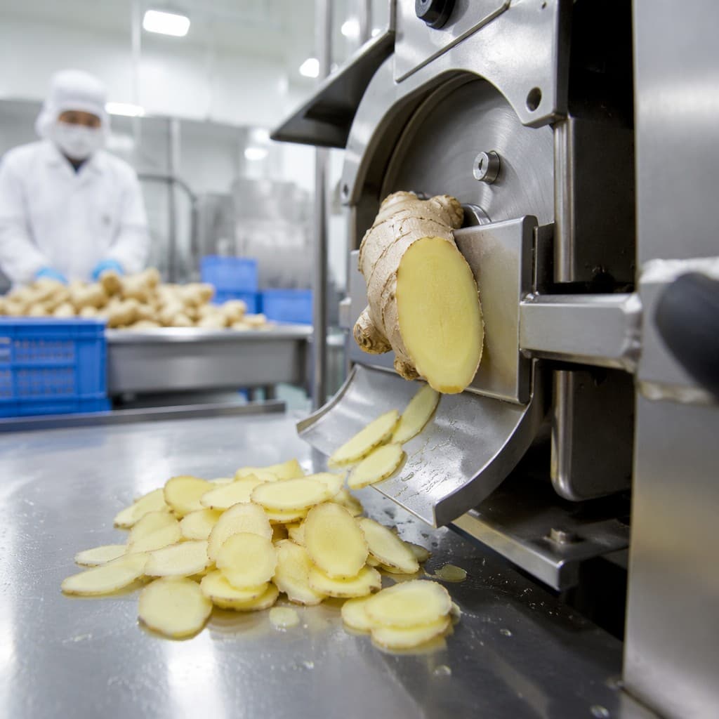 White sushi ginger production process